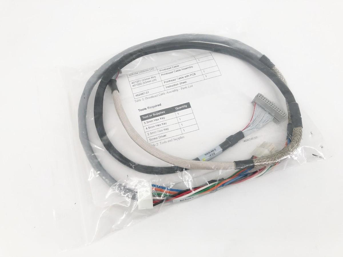 New Videojet 406357 Spare LPA RH Printhead Cable Rev AA