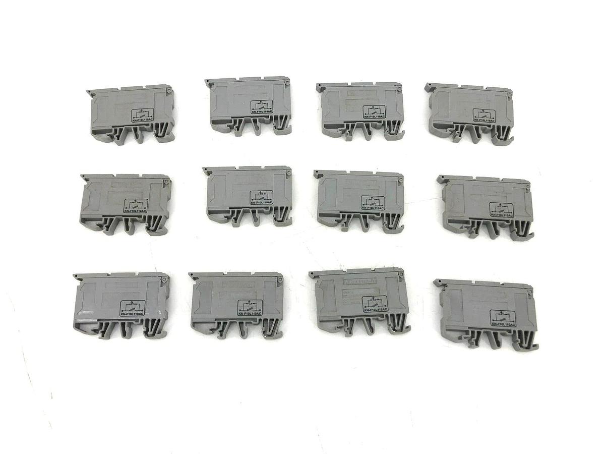 Lot of 12 New Konnect-It KN-F10L110AC Fuse Holders 5x20mm 110VAC