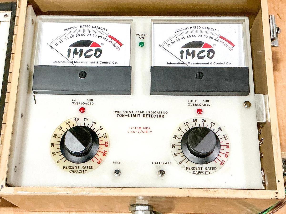 Used IMCO 515A-2/518-2 Two Point Peak Indicating Ton-Limit Detector