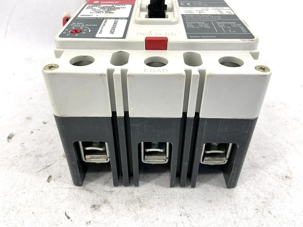 New Cutler-Hammer HMCP007C0CA02 Ser C Motor Circuit Breaker/Protector 3P 7A 600V