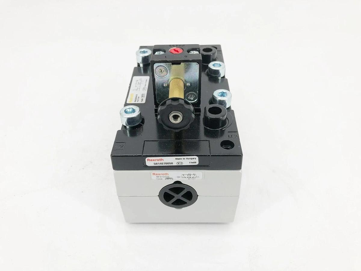New Rexroth R402003413 Solenoid Valve V581-I4-5/2SR-110AC-CNO-AL-INT-T1-4I4-5