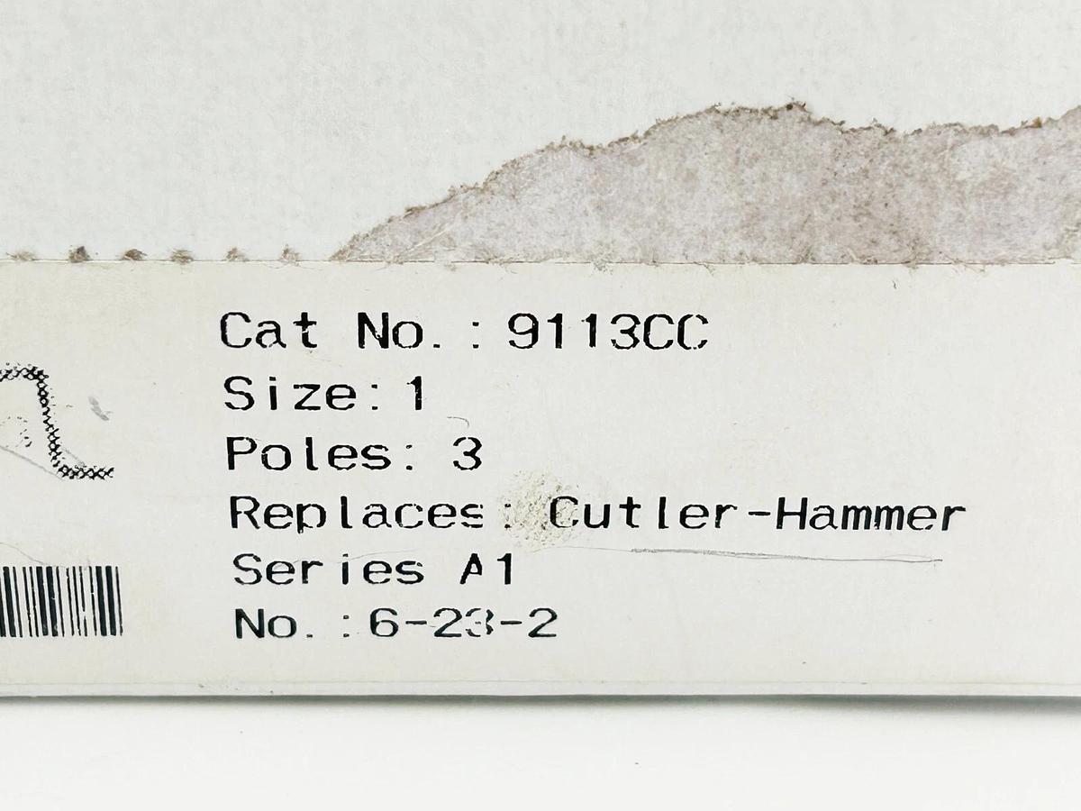 New Repco 9113CC Contact Kit Size 1 3P Replaces Cutler Hammer Series A1 6-23-2