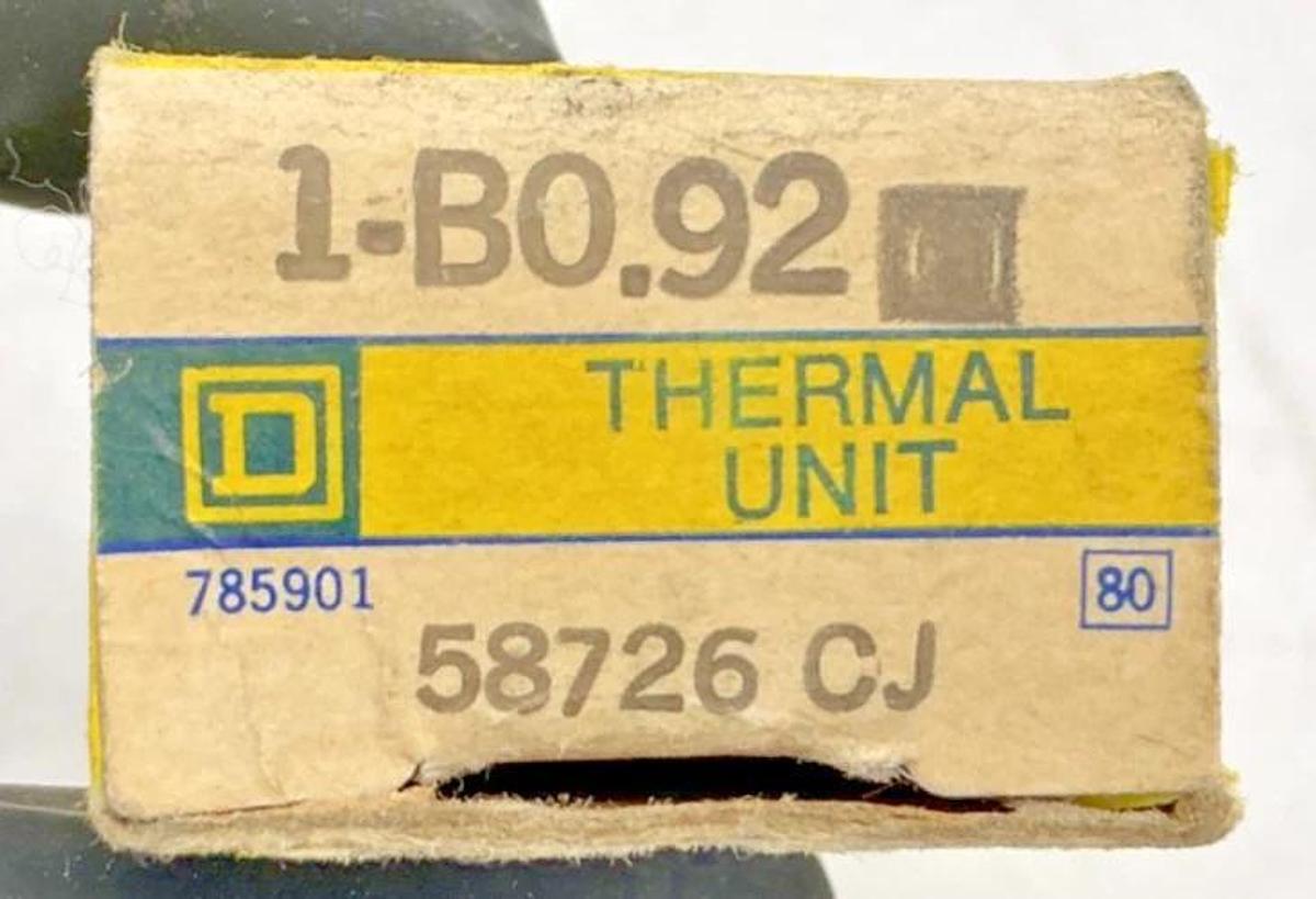 Lot of 3 New Square D B0.92 Overload Relay Thermal Unit