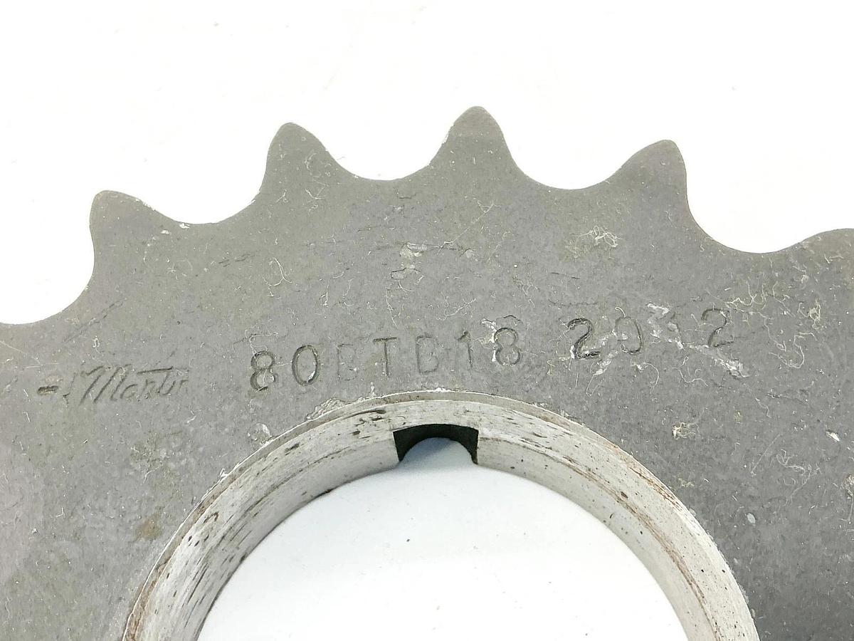 New Martin 80BTB182012 Sprocket 80 Chain 18 Teeth - No Box