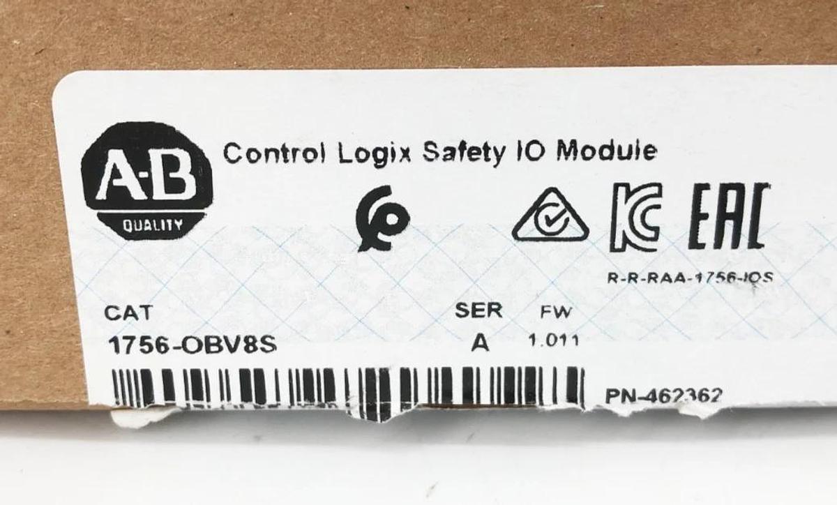 New Allen Bradley 1756-OBV8S Ser. A Control Logix Safety I/O Module 8-Ch