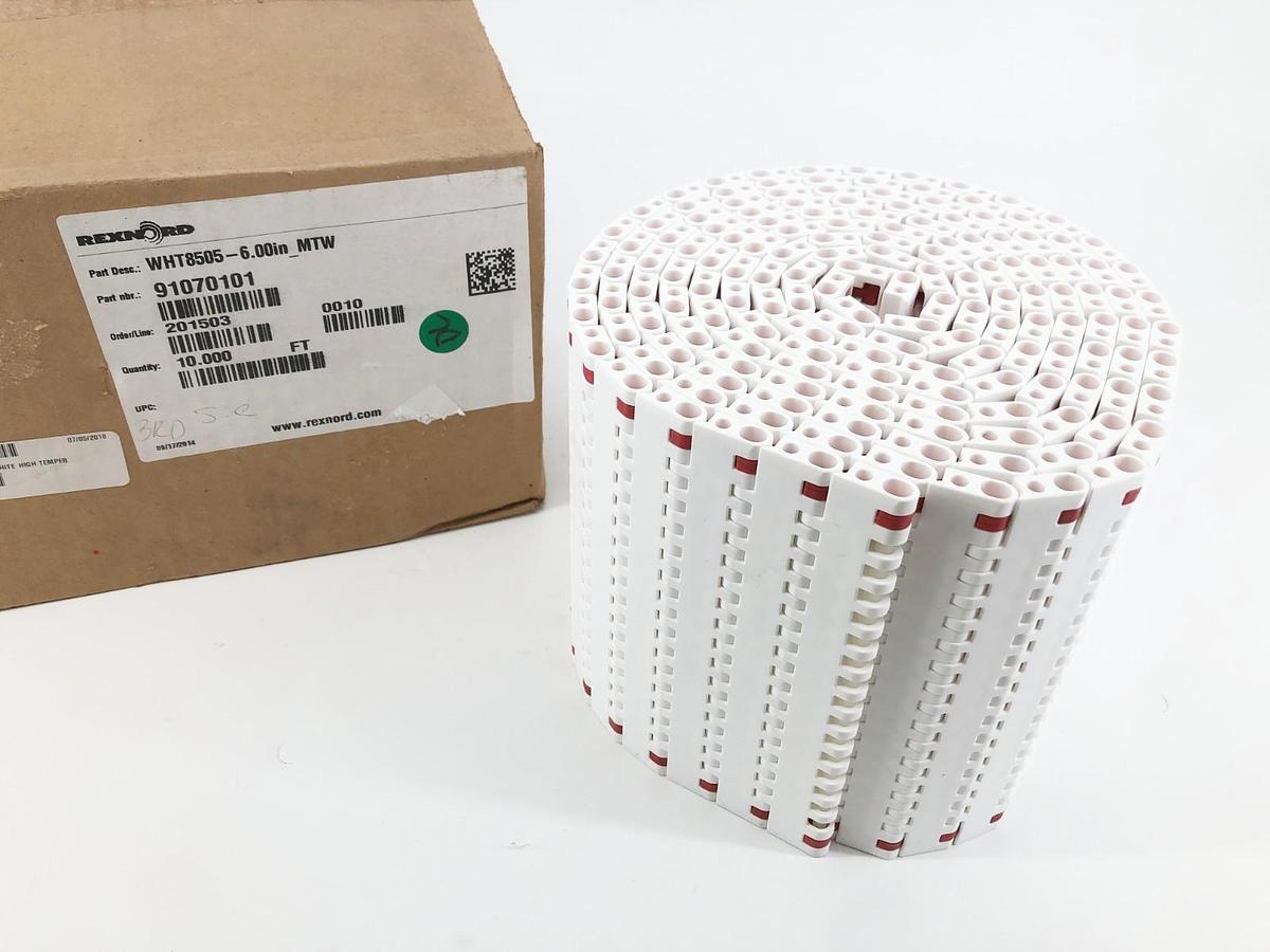 New Rexnord WHT8505-6.00in-MTW MatTop Chain 91070101 10FT.
