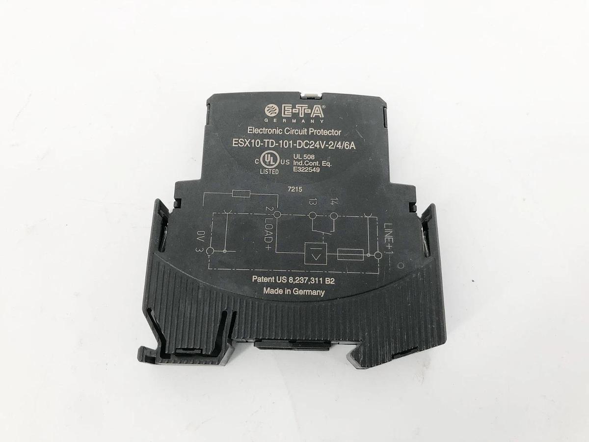 New ETA ESX10-TD-101-DC24V-2/4/6A Electronic Circuit Protector - No Box