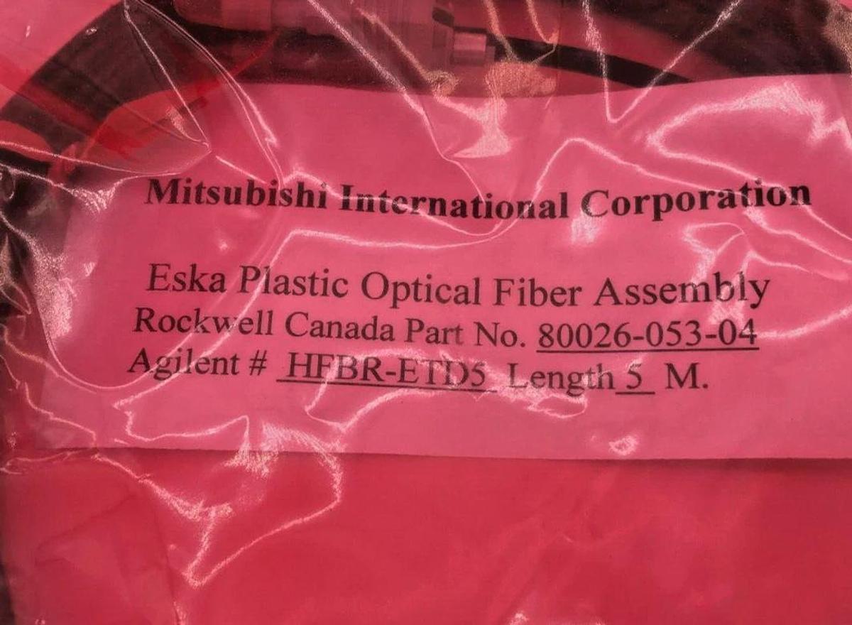 New Allen Bradley 80026-053-04-R Fiber Optic Cable 5M Agilent HFBR-ETD5