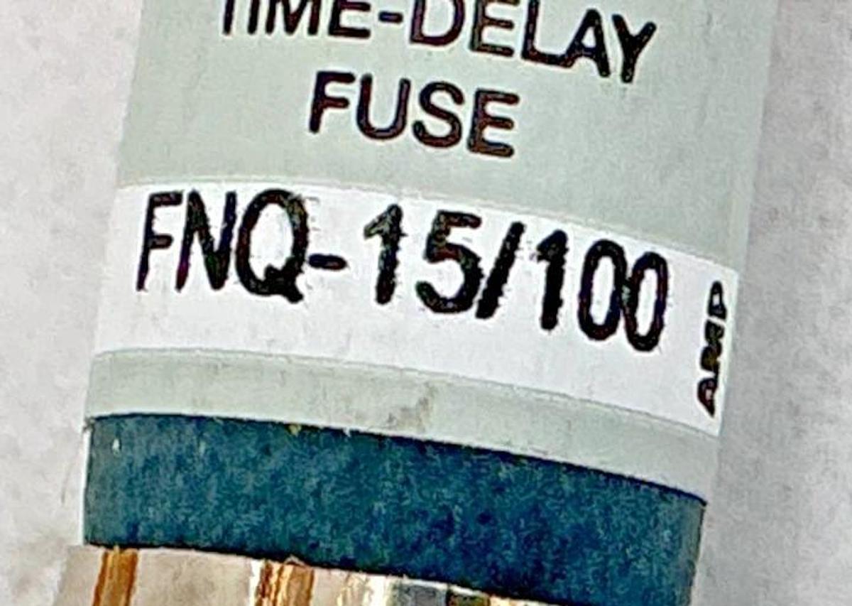 New Bussmann FNQ-15/100 500Vac Time-Delay Fuse 15/100A 500V Box of 10