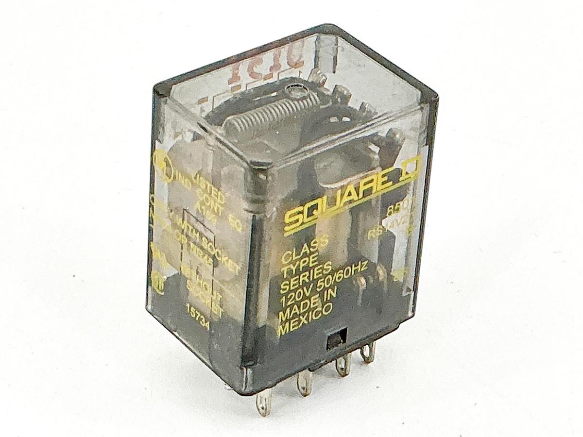New Square D 8501RS14V20 Relay 120V 5A 1/10HP - No Box