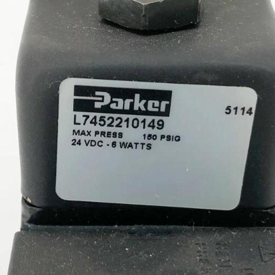 New Parker L7452210149 Pneumatic Valve 24VDC 6W - No Box