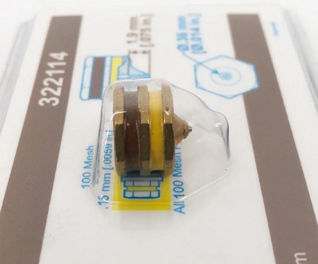 New Nordson 322114 Nozzle for Hot Melt Gun .014 X .075 1 Orifice