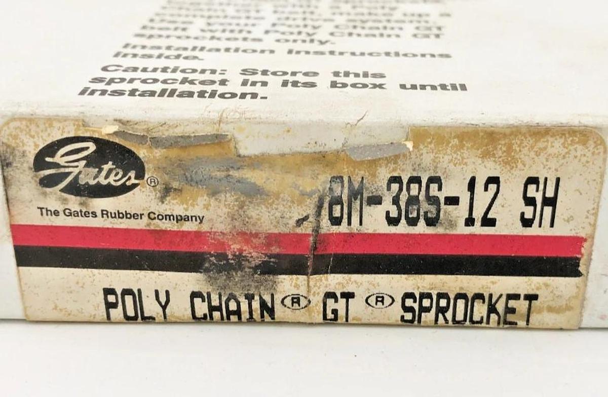 New Gates 8M-38S-12 SH Poly Chain GT Sprocket 7726-1038