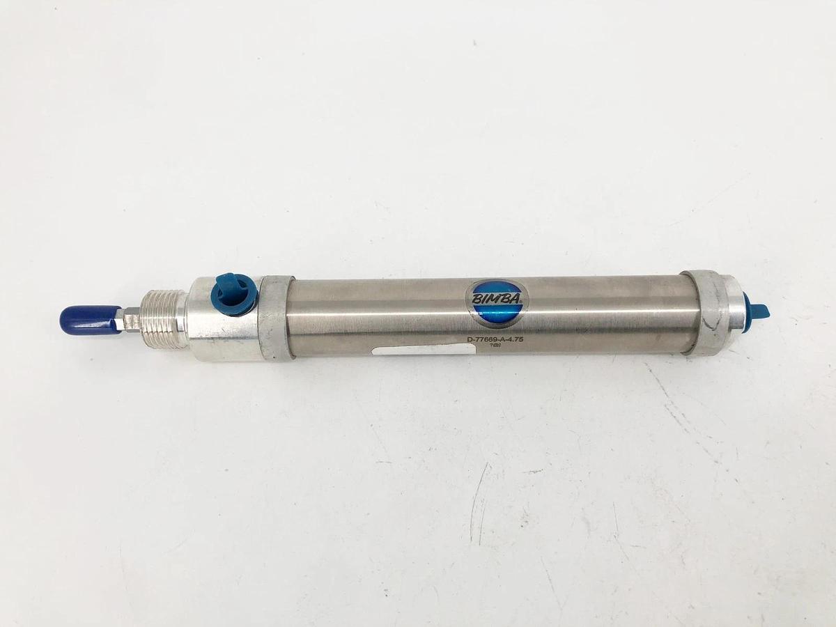 New Bimba D-77669-A-4.75 Air Cylinder 1-1/16" Bore 4-3/4" Stroke - No Box