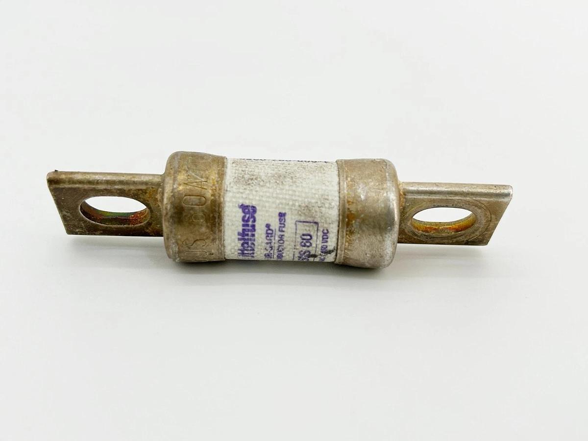 Used Lot of 2 Littelfuse L50S-60 Very Fast Acting Semiconductor Fuse 60A 500V