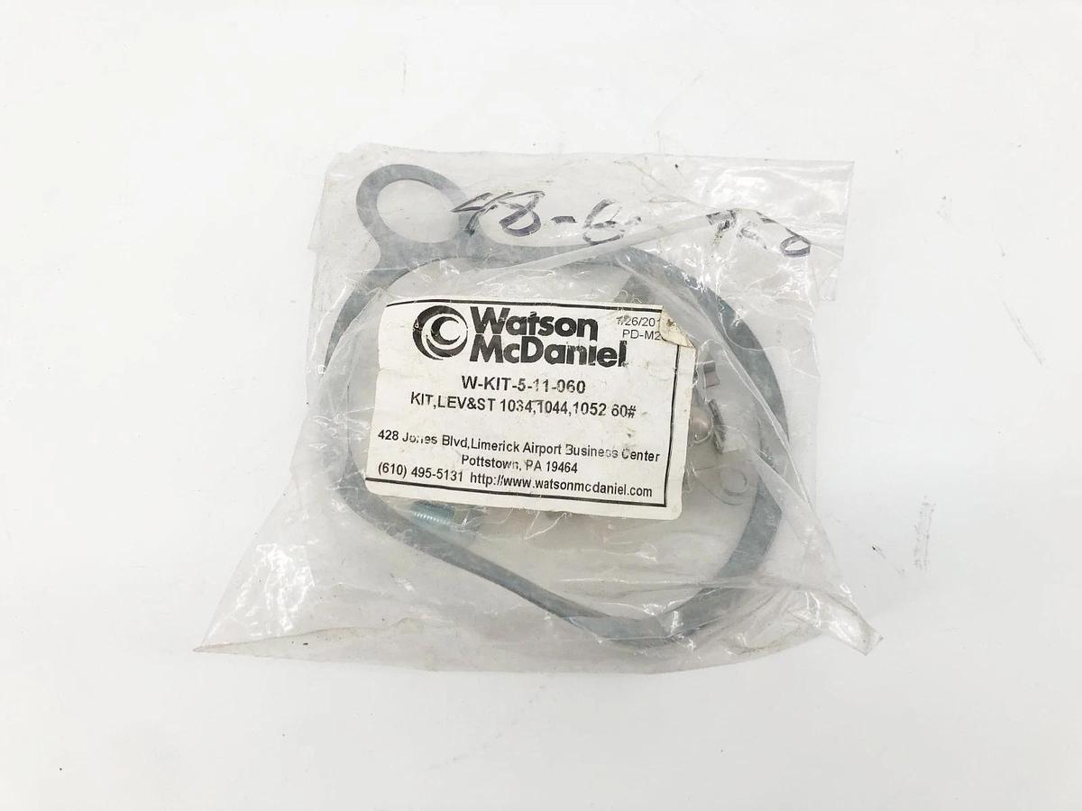 New Watson McDaniel W-KIT-5-11-060 Lever & Seat Kit 1034 1044 1052 60# 1/2" 3/4"