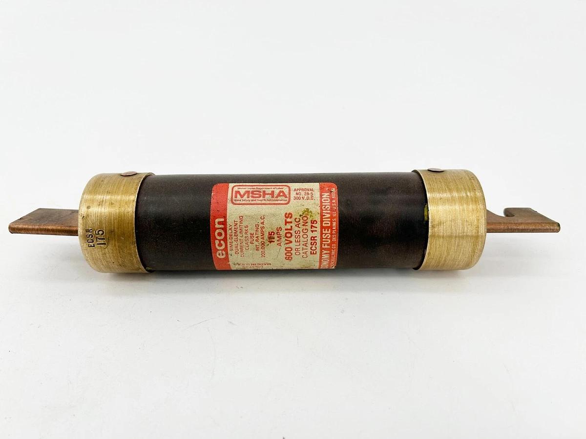 New Econ ECSR175 Time Delay Dual Element Fuse 115A 600V