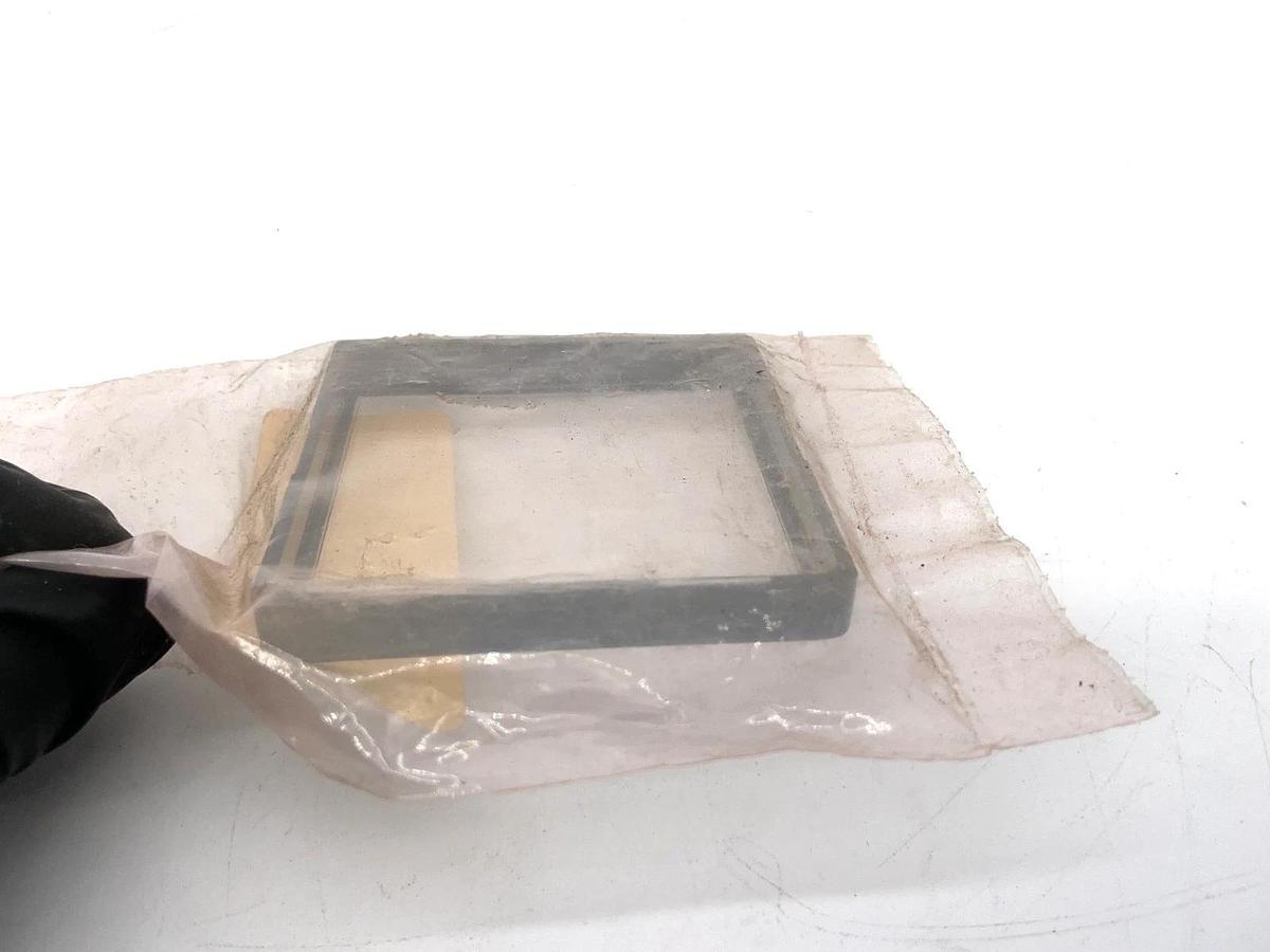 Lot of 2 New Micro Switch Cover Plate Gray / Clear Square