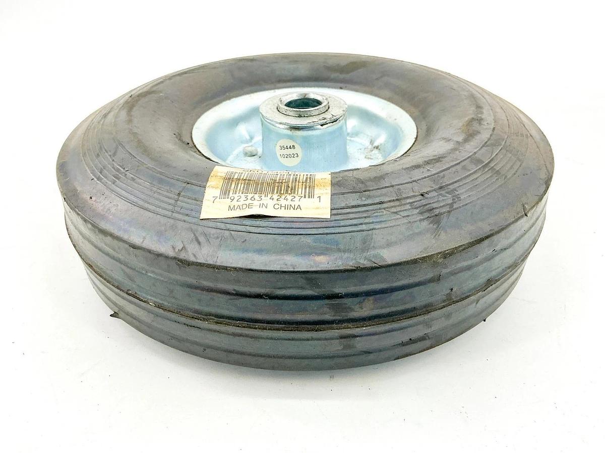 New P42427 Solid Rubber Tire With Steel Rim 8X25 300LBS - No Box