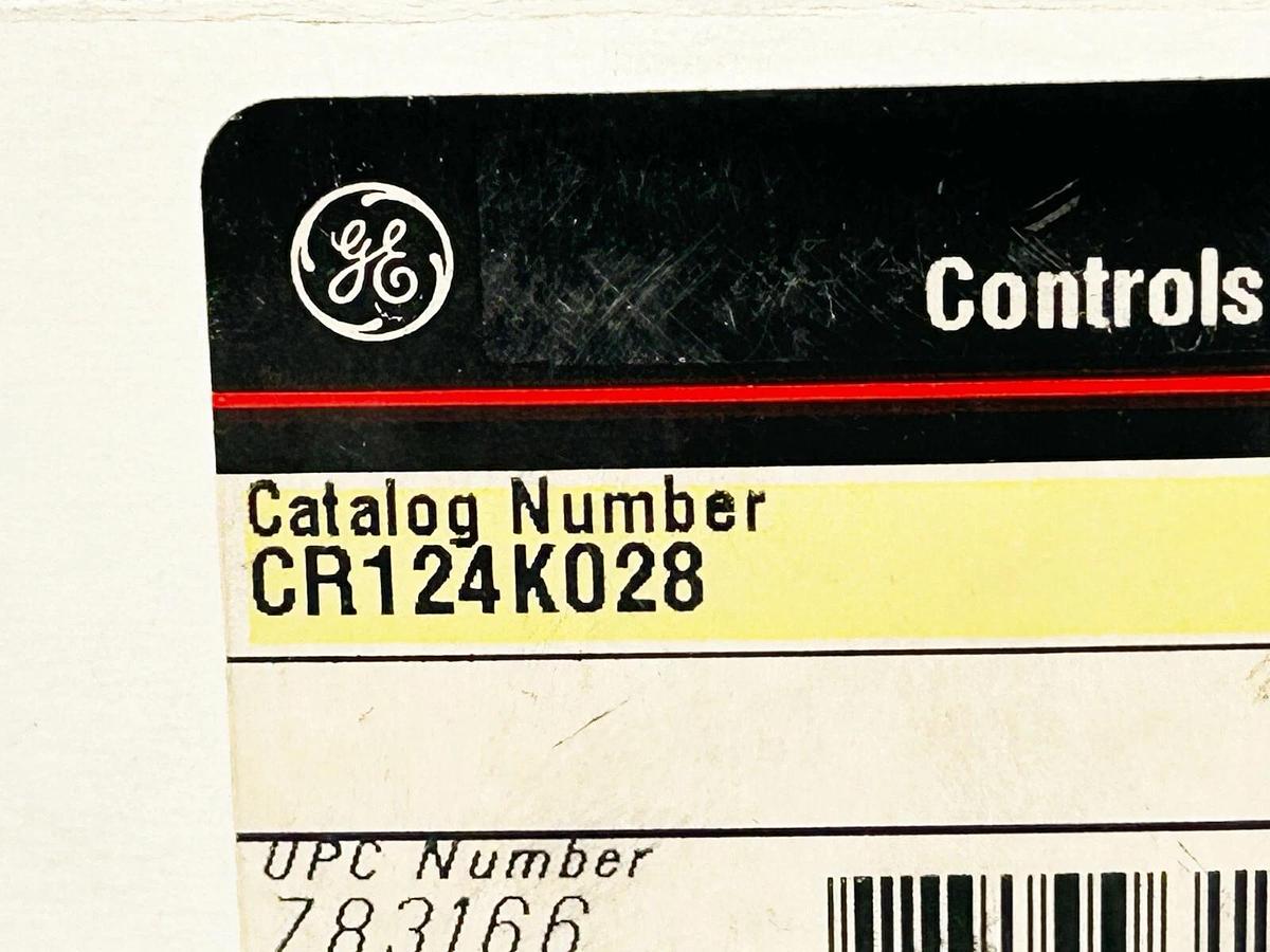 New General Electric CR124K028 Overload Relay 600V 1 Pole
