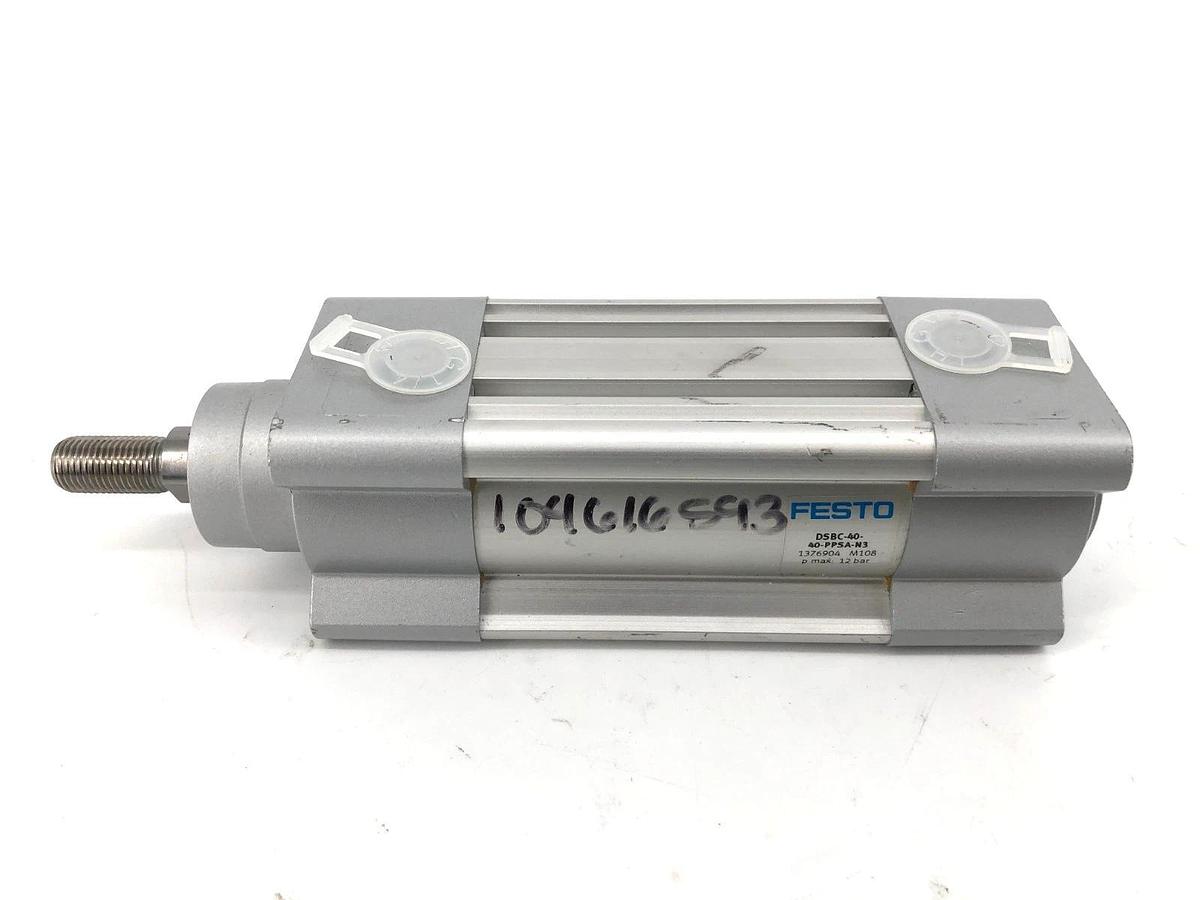 New Festo DSBC-40-40-PPSA-N3 Pneumatic Cylinder 1376904 1.2 MPa - No Box