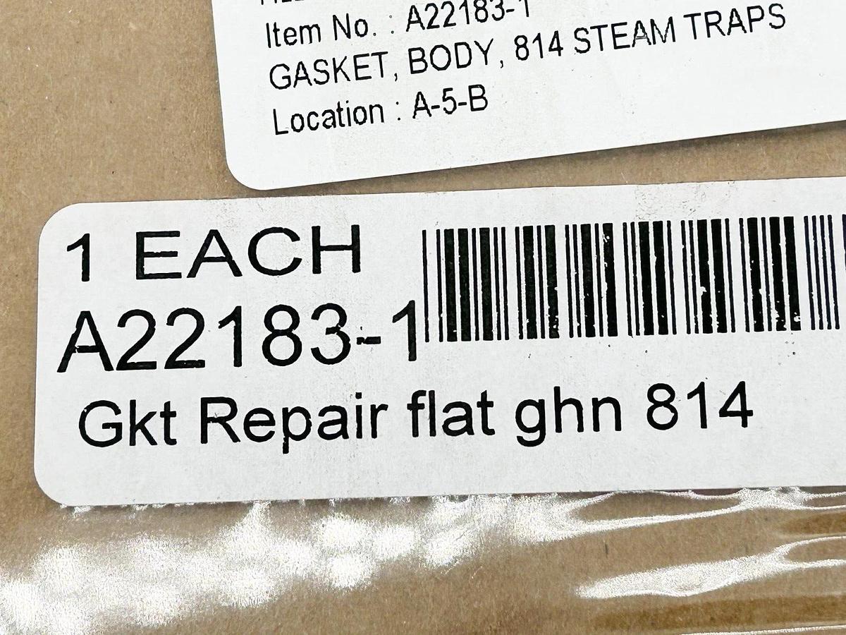 New Armstrong A22183-1 Gasket Repair Flat GHN 814