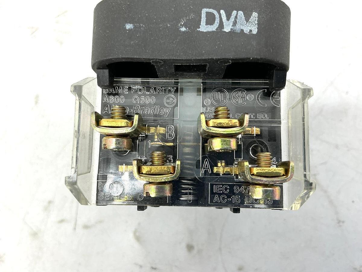 Used Allen Bradley 800T-PB16 Ser T 30.5mm Illuminated Pushbutton - No Box