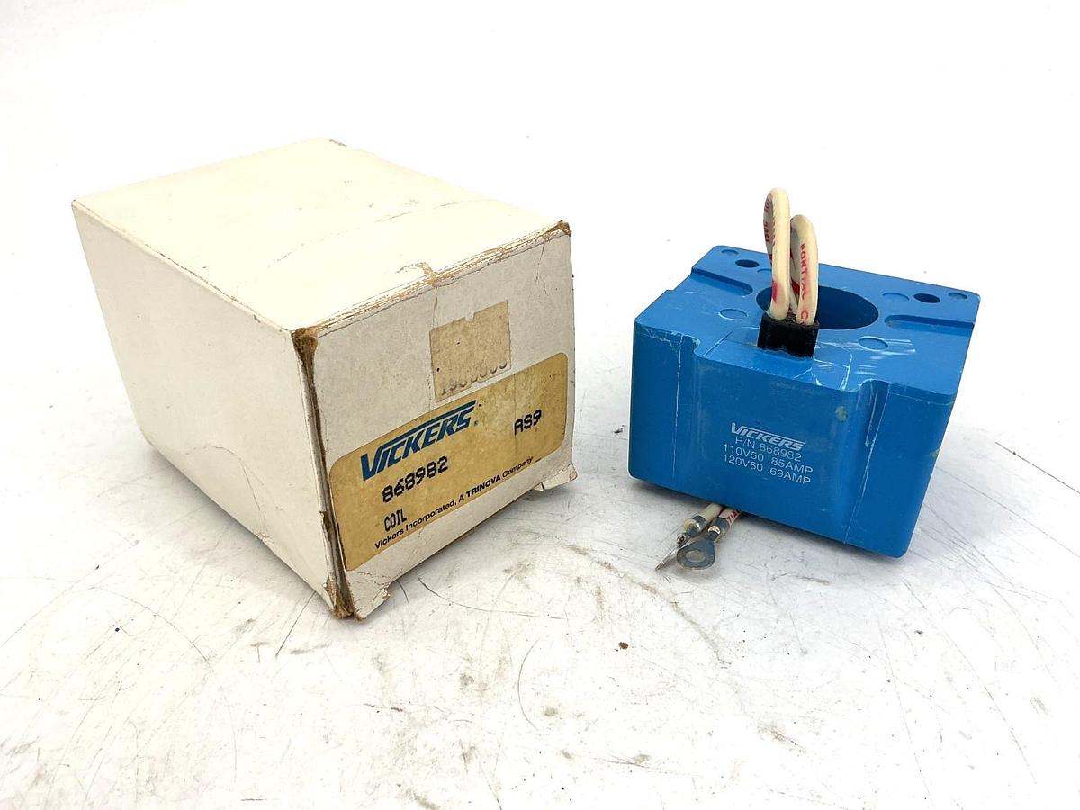 New Vickers 868982 Encapsulated Coil 2-Wire 0.69/0.85A 110/120V 50/60HZ