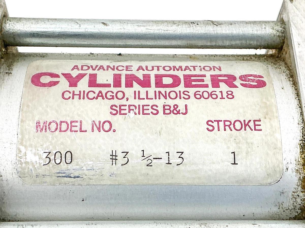 Used Advance Automation 300 Pneumatic Cylinder 3-1/2" Stroke 1"