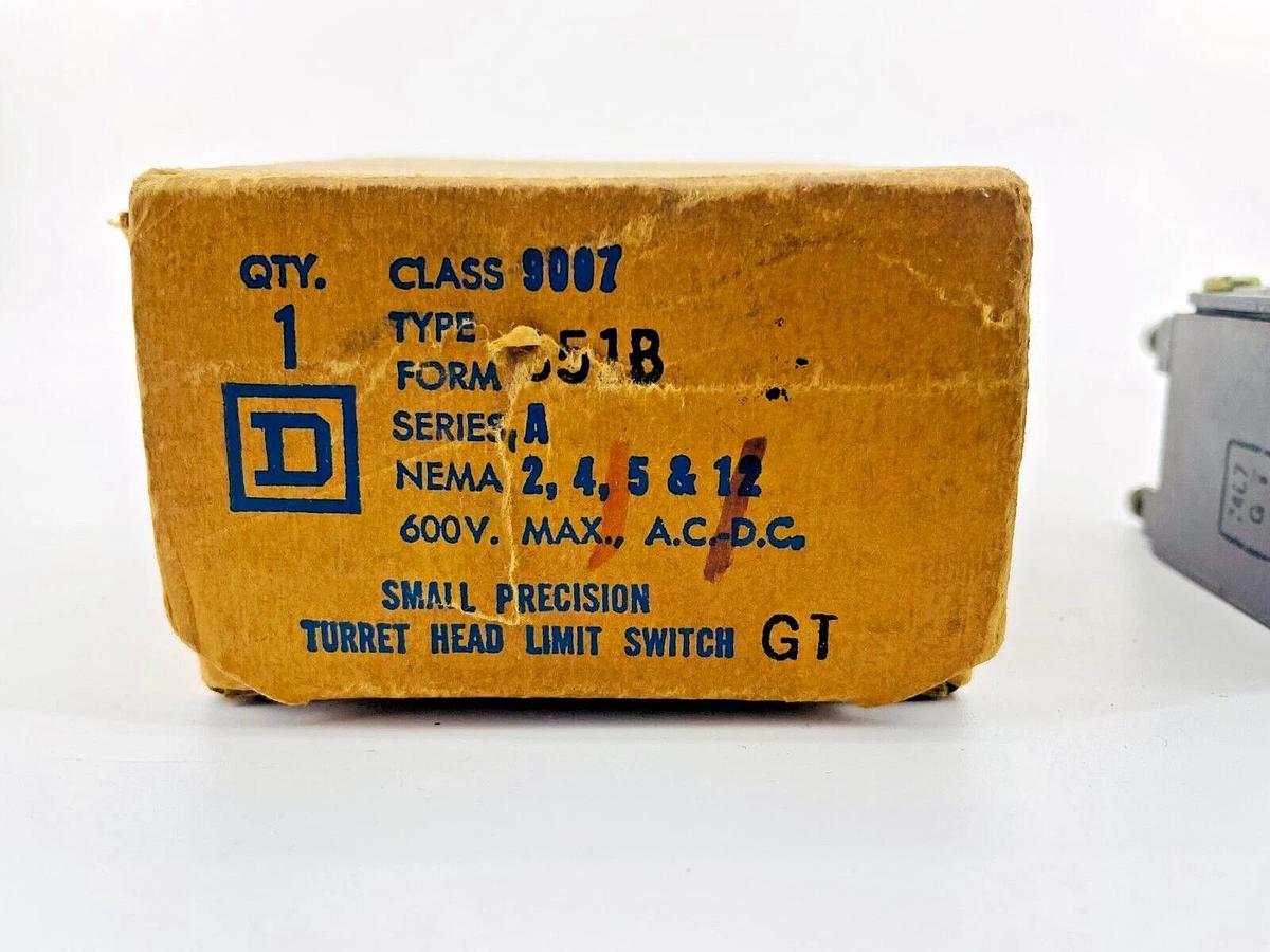 Used Square D 9007B51B Limit Switch Operating Head NO PLUNGER