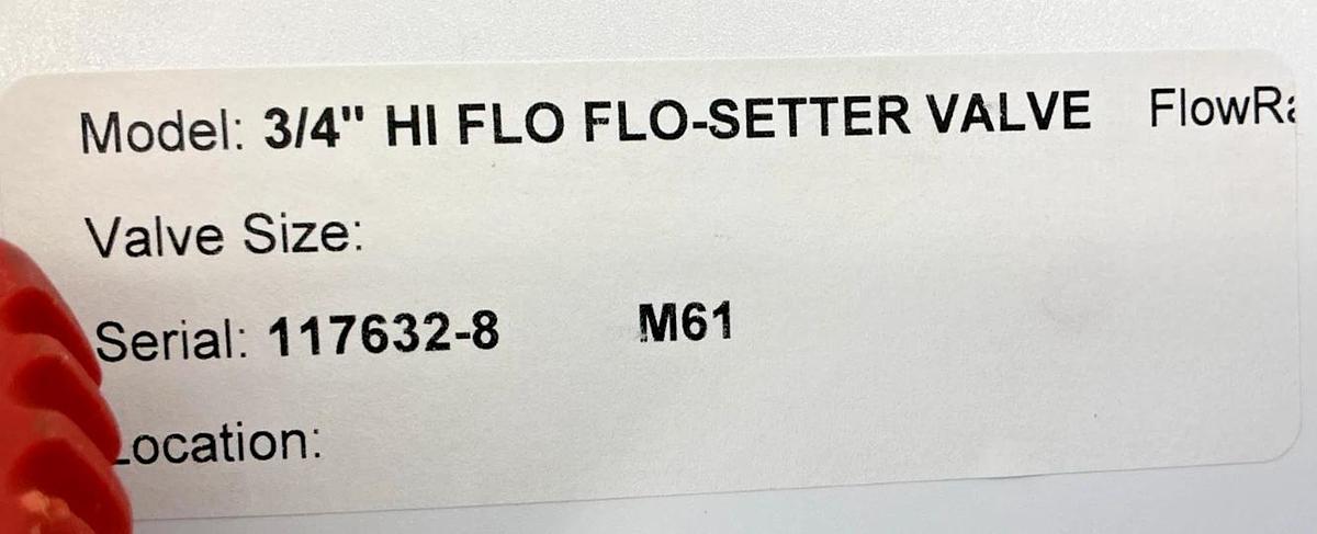 New Bell & Gossett 117632 HI Flow Flo-Setter Valve FS-3/4-H 3/4" NPT