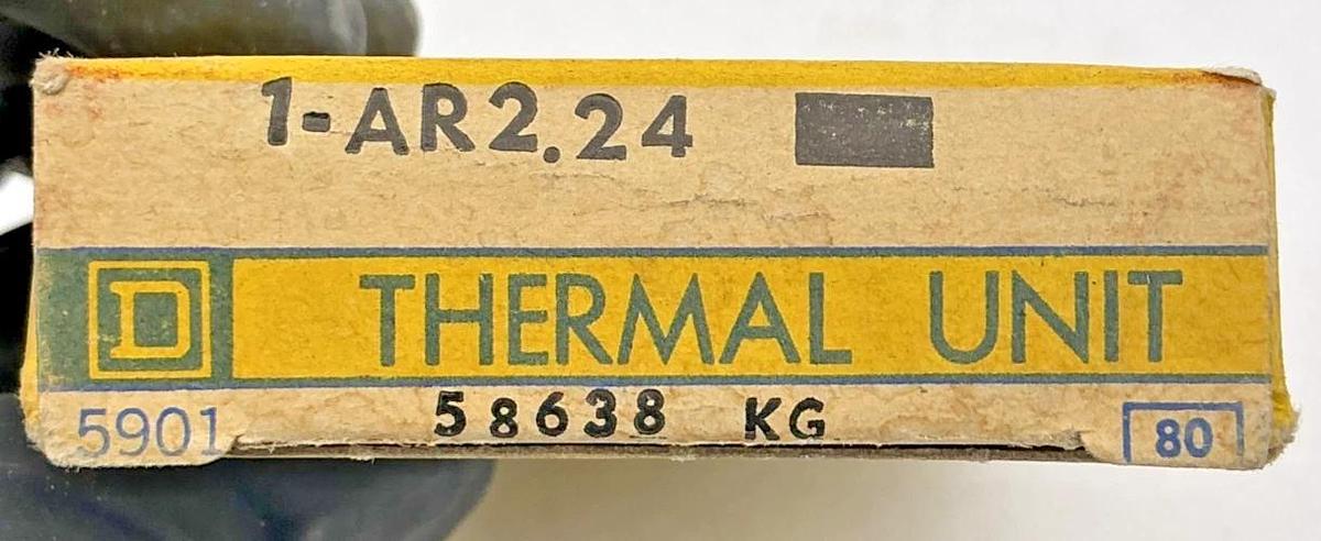 Lot of 3 New Square D 1-AR2.24 Overload Relay Thermal Unit AR2.24 58638