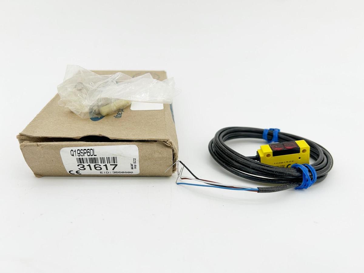 New Banner Engineering Q19SP6DL Photoelectric Sensor 39" Range 30VDC 31617