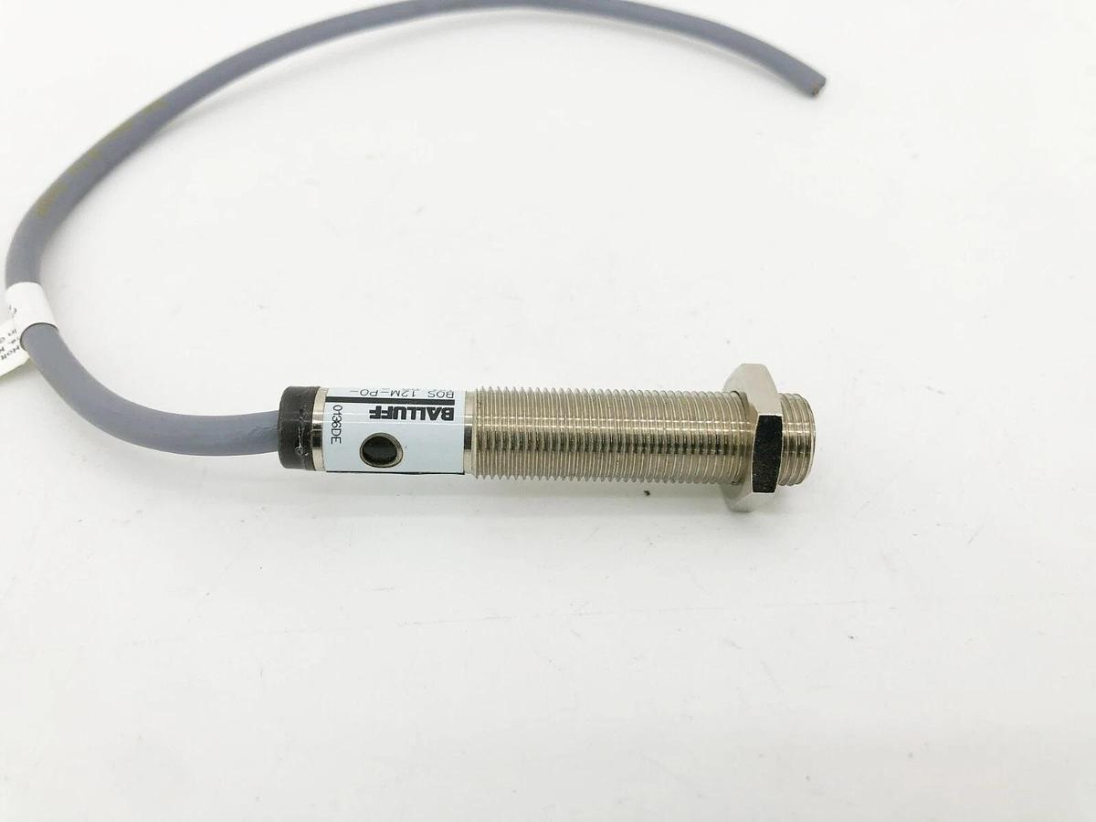 Used Balluff BOS 12M-P0-1YA-B0-C Photoelectric Sensor 10-30VDC 100mm Range
