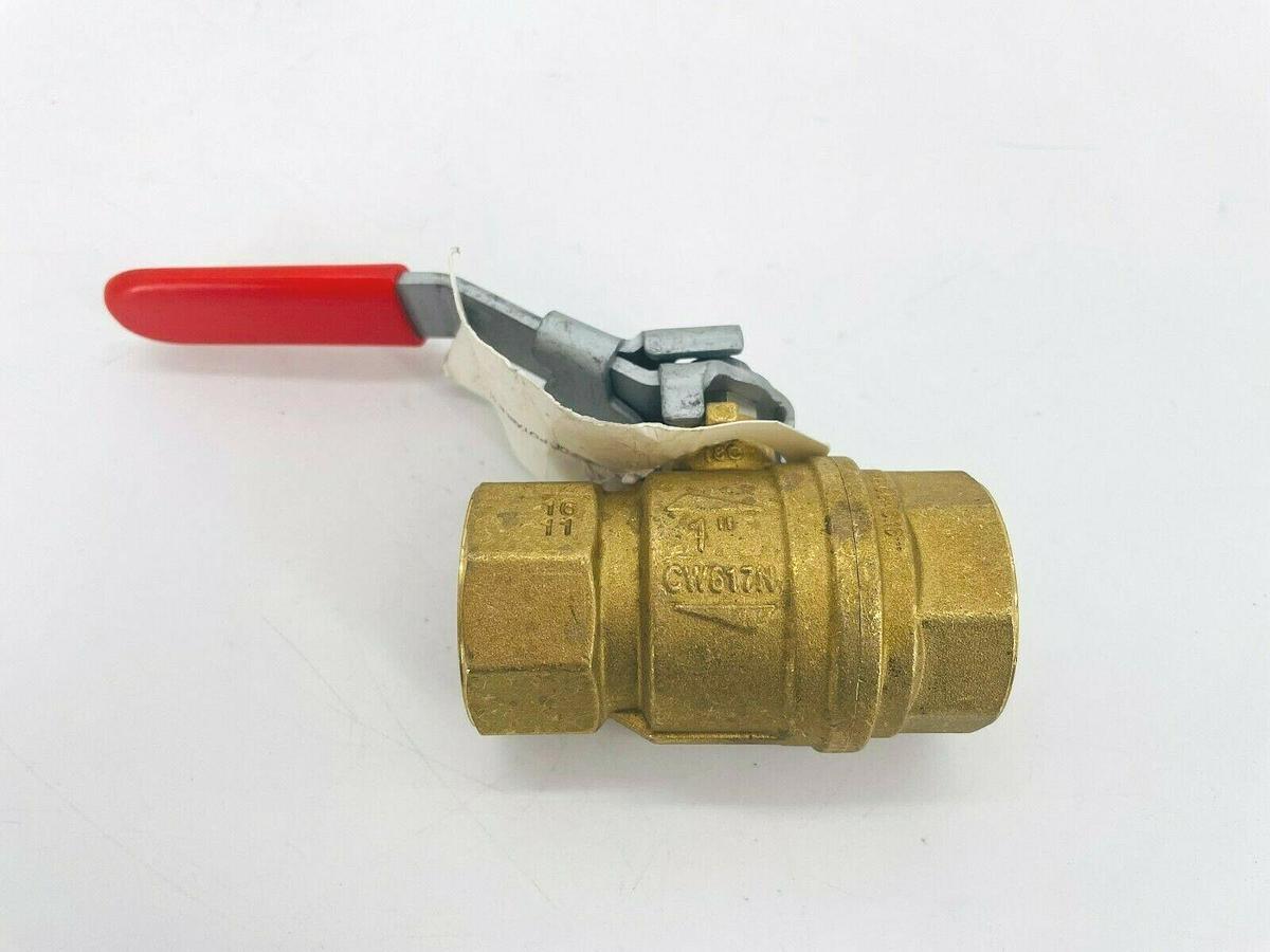Used New DynaQuip VMH2.A9 1" Brass Body Valve 600CWP PN40 DN25