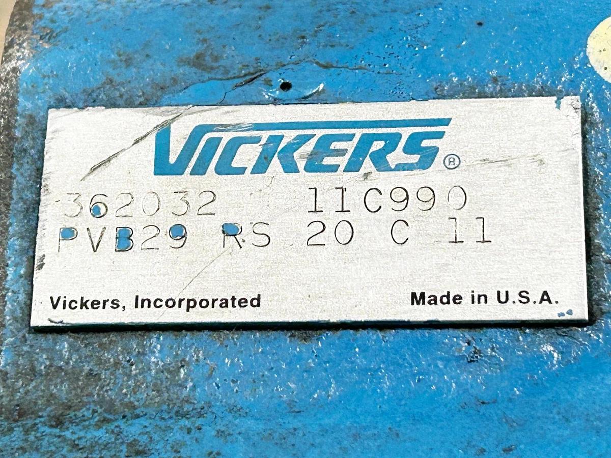 Used Vickers PVB29-RS-20-C-11 Axial Piston Pump 3000PSI 2000RPM Max 362032