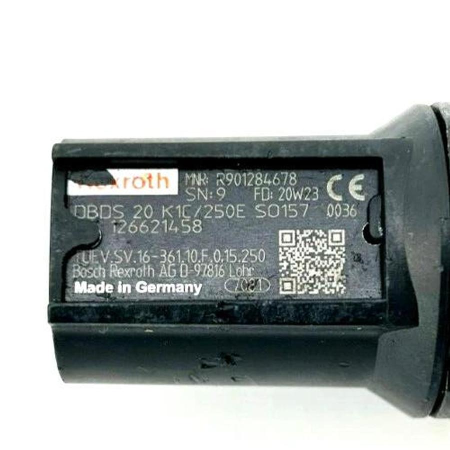 Used Bosch Rexroth DBDS 20 K1C/250E SO157 Pressure Relief Valve R901284678