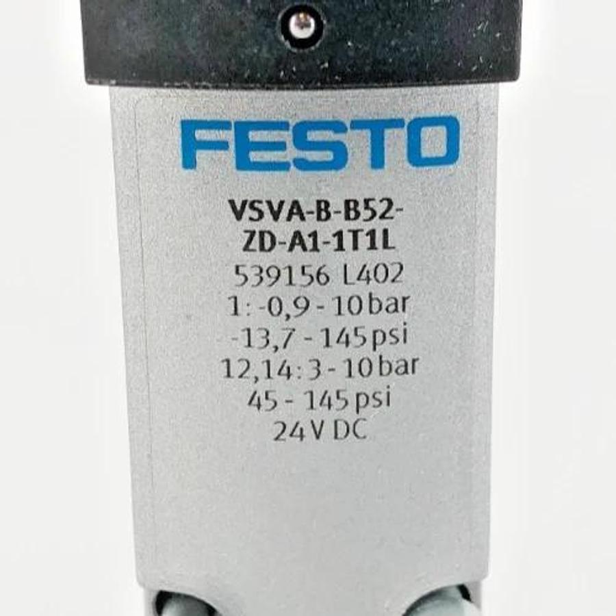 New Festo VSVA-B-B52-ZD-A1-1T1L Solenoid Valve 539156 145psi 24VDC