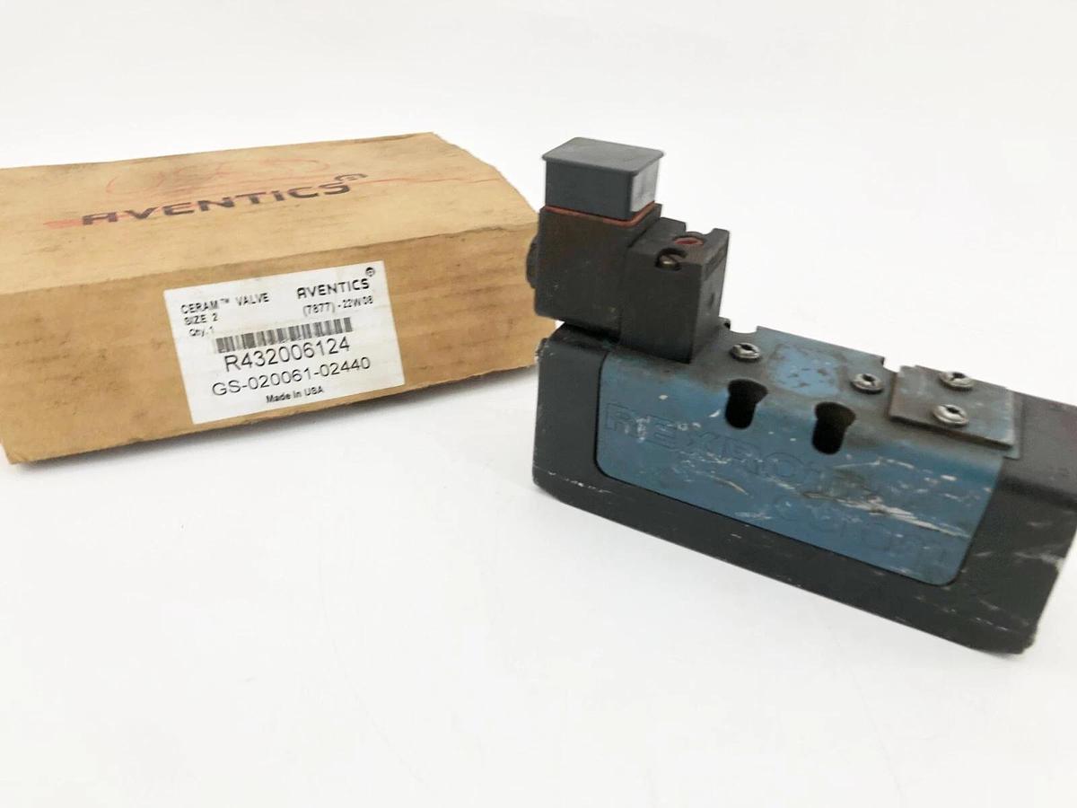 Used Aventics R432006124 Ceram Valve Size 2 GS-020061-02440