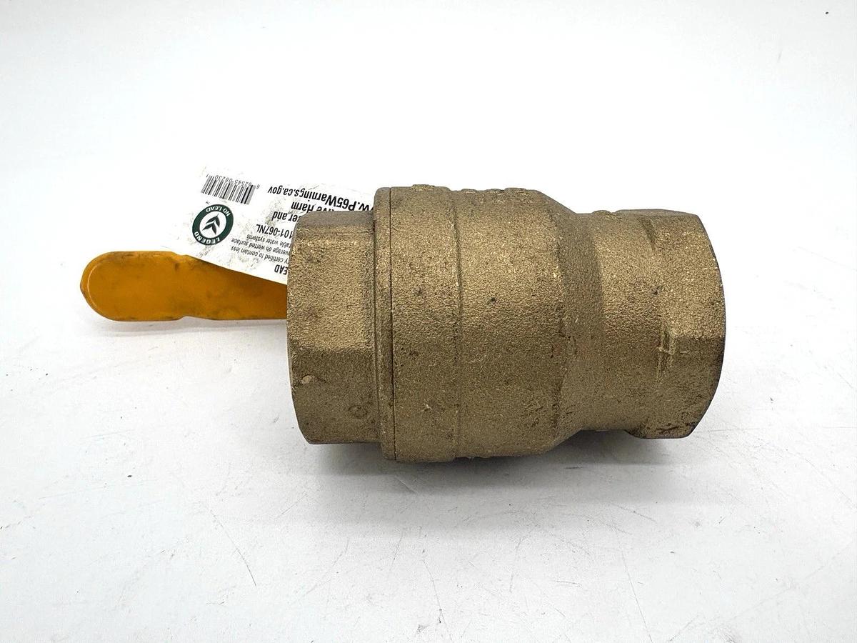 New Legend Model T-1002NL 1-1/2" Ball Valve Full Port Lead-Free 600WOG 101-067NL