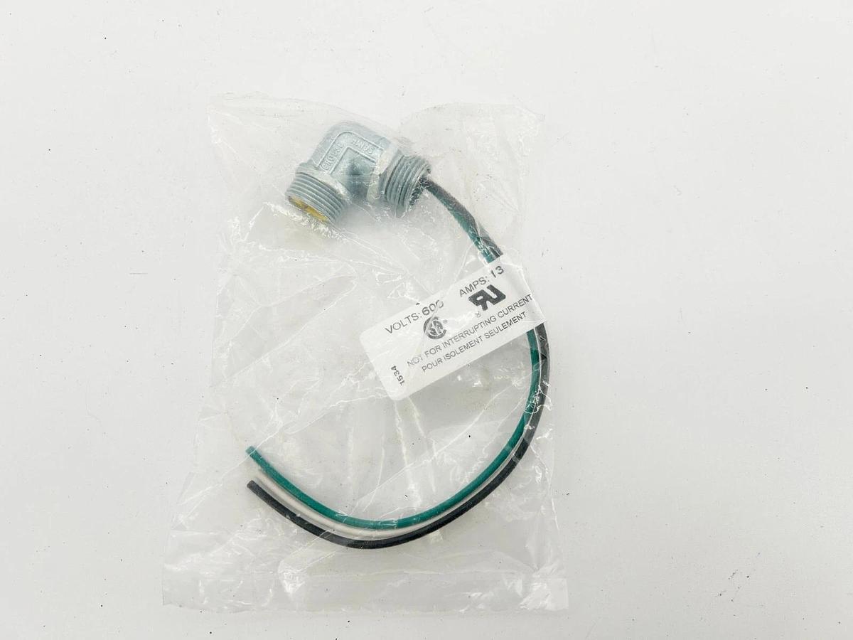 New Cooper 5000109-18 Cordset 3P 13A 600V