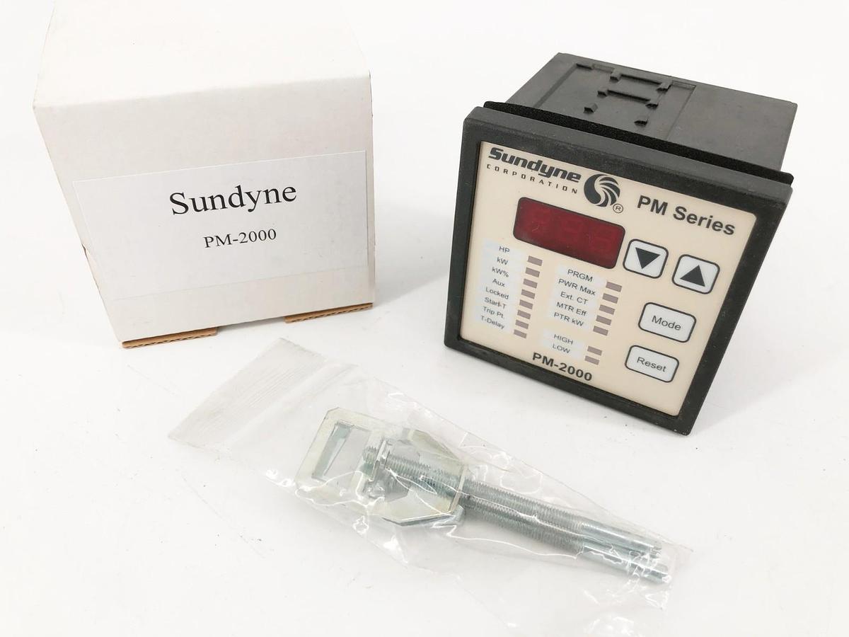 New Sundyne PM-2000 Power Monitor 10VDC 100-500Hz 4-20 mA