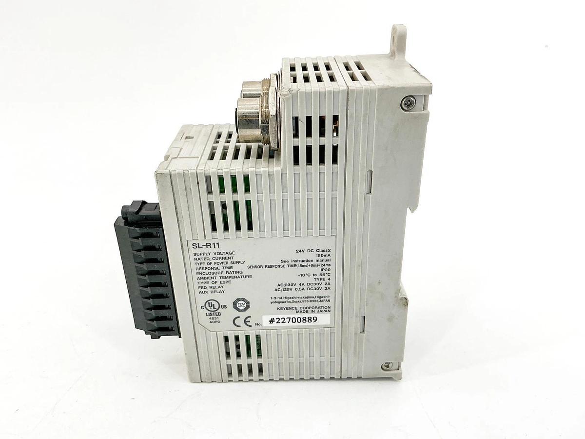 Used Keyence SL-R11 Safety Control Unit 24V 150mA