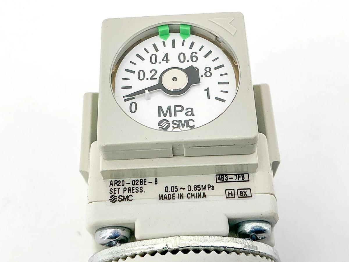New Lot of 2 SMC AR20-02BE-B Air Regulator Modular 1/4.05-.08MPa