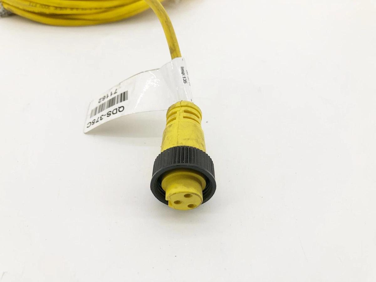 New Banner Engineering QDS-375C Cordset 3-Pin Female 22.9m 71162 - No Box