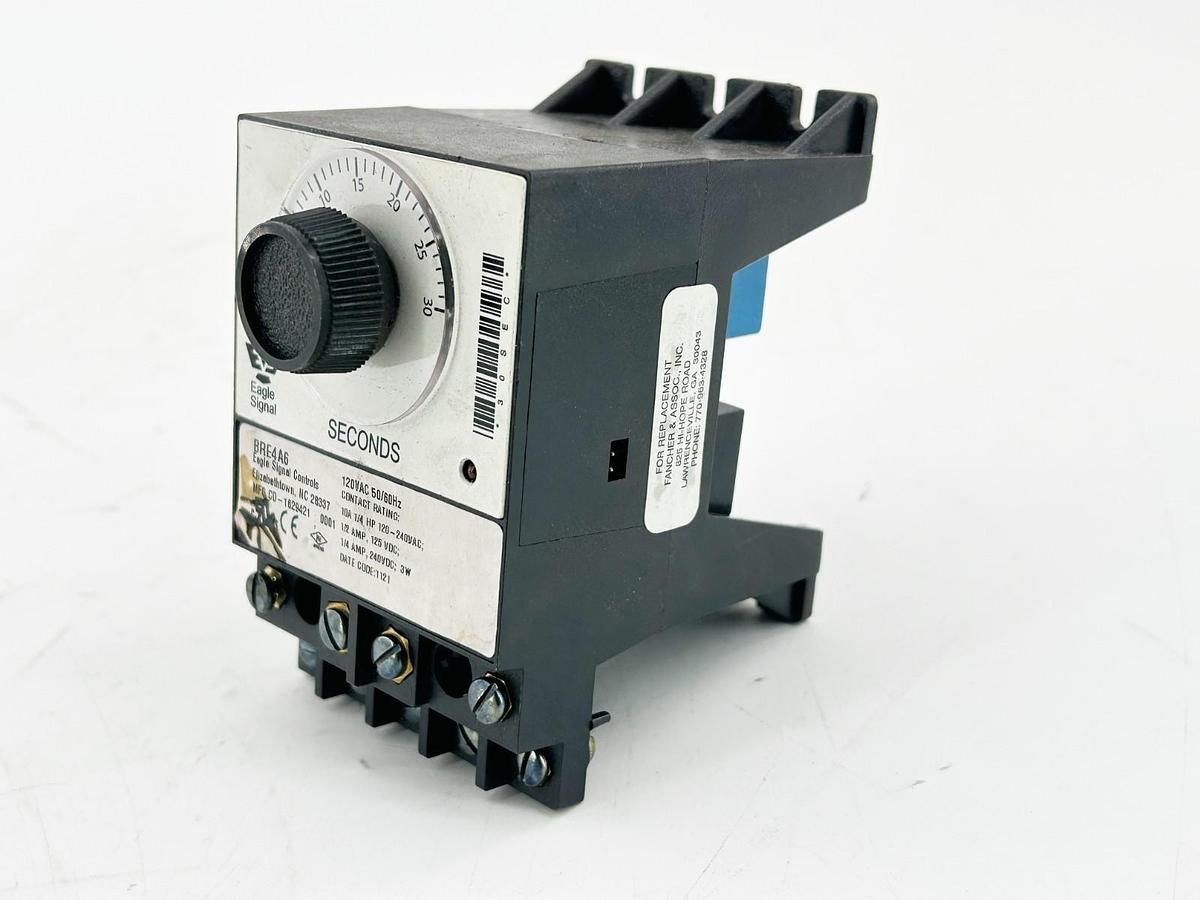 Used Eagle Signal BRE4A6 Electronic Reset Timer 30 Sec 240V10A
