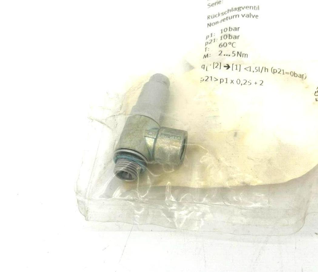 Lot of 2 New Festo HGL-1/8-B Piloted Non-Return Valves, 530030