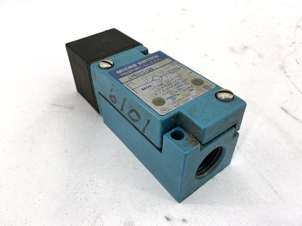 Used Honeywell Micro Switch LYS01C-2S Proximity Switch 0.5A 120V 50/60HZ