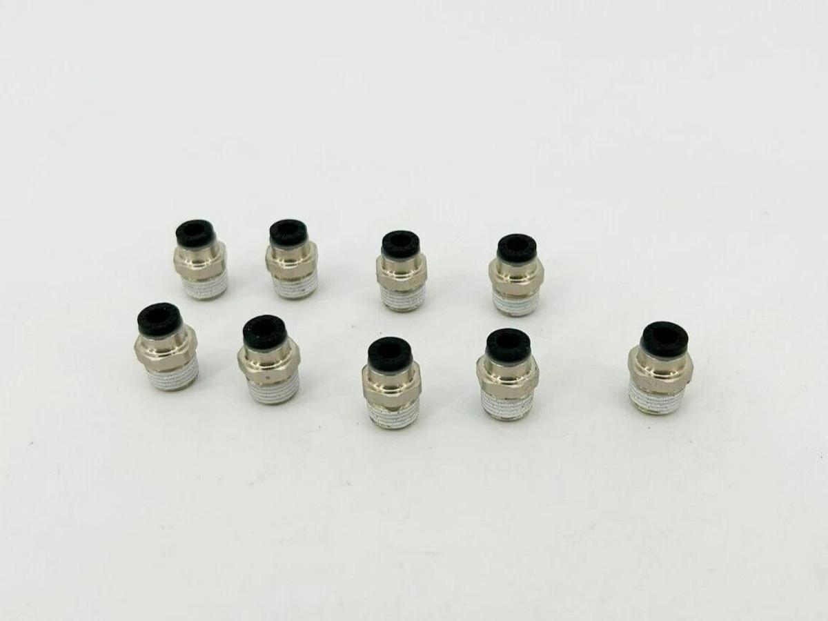 Lot of 9 New Lawson 86749 Male Connectors, 5/32" x 1/8", 290PSI