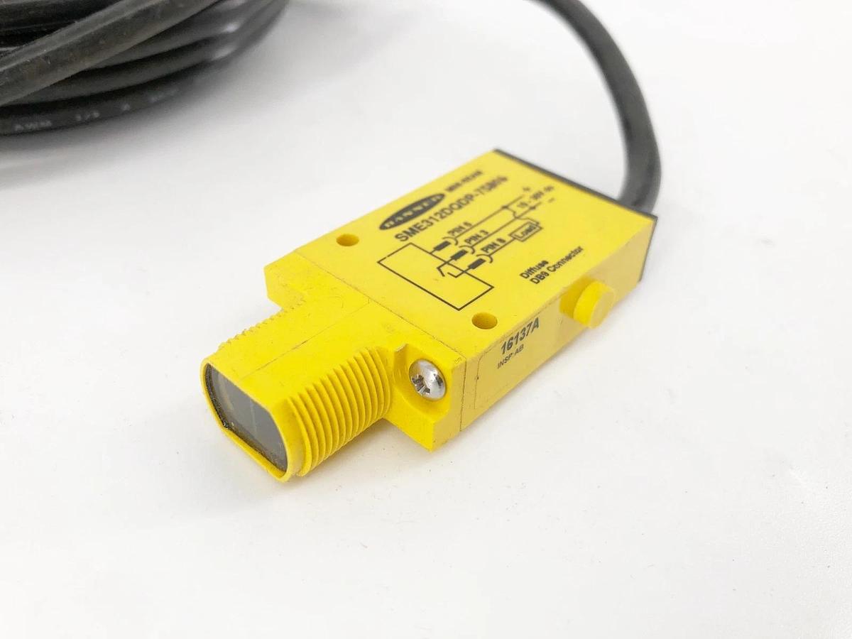 New Banner Engineering SME312DQDP-75806 Mini-Beam Sensor 10-30VDC 75806